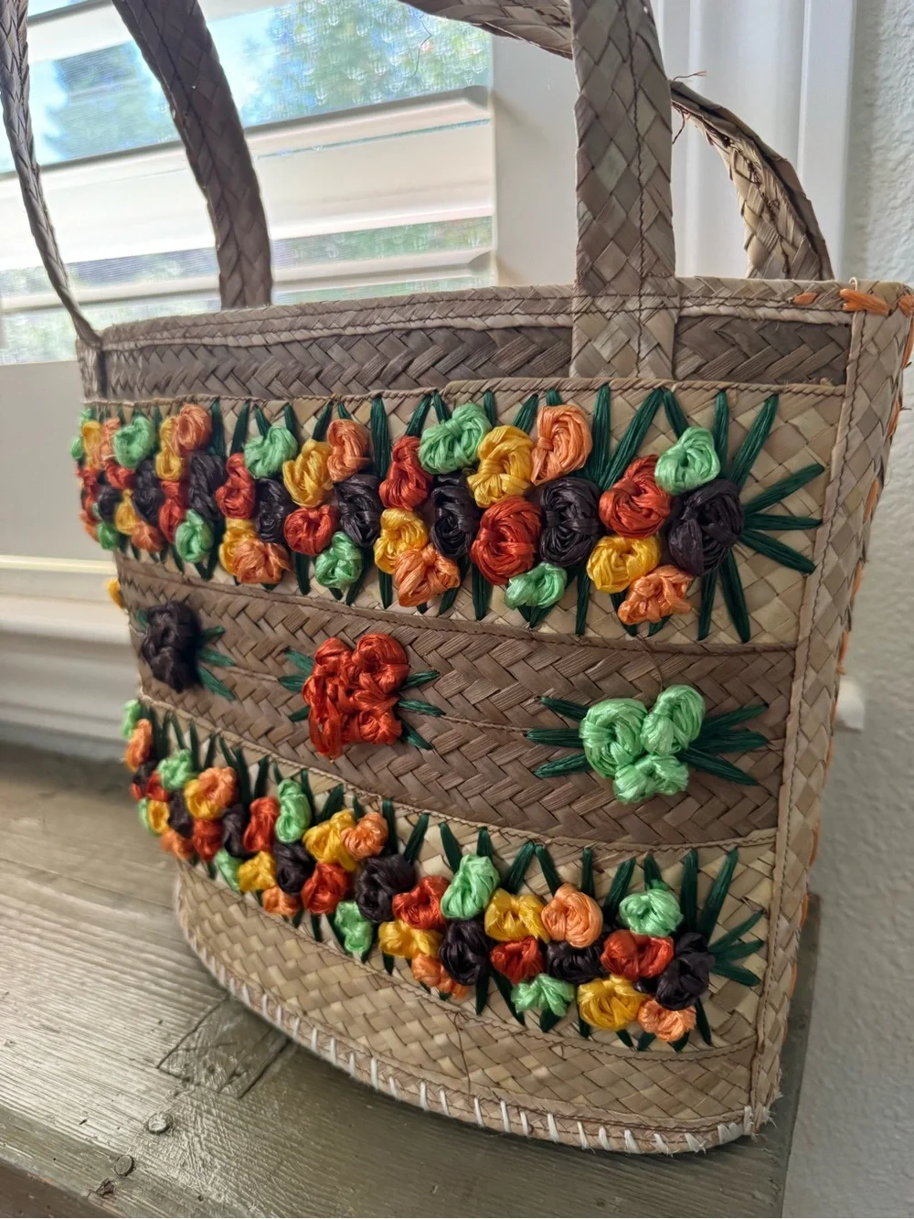 N/A handwoven straw